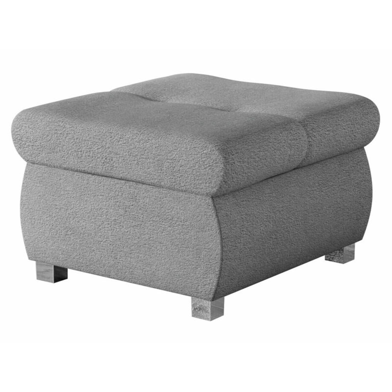 foto del prodotto pouf comfivo 122, velo 633, 39x60x60cm, diametro 0, arazzo, gambe metallo, 0, senza