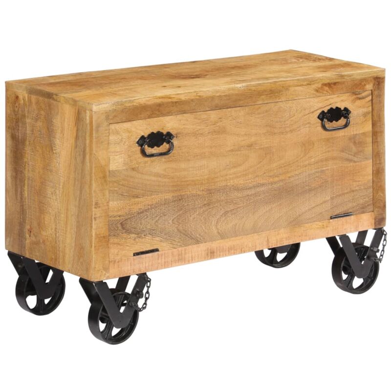 foto del prodotto furniture limited scarpiera 86x35x55 cm in legno massello di