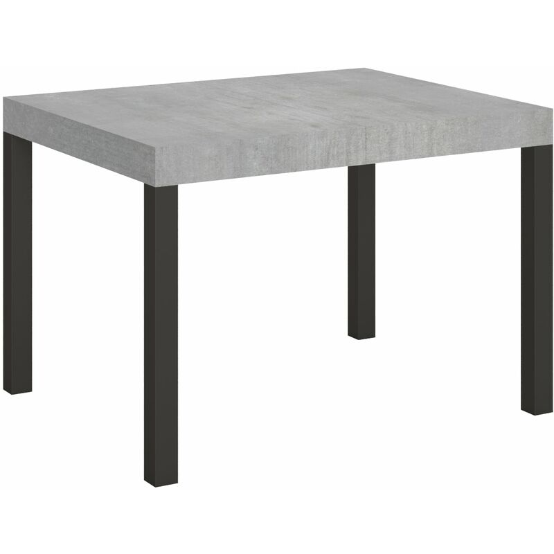 foto del prodotto tavolo allungabile 120 204x80x77 cm everyday cemento e antracite