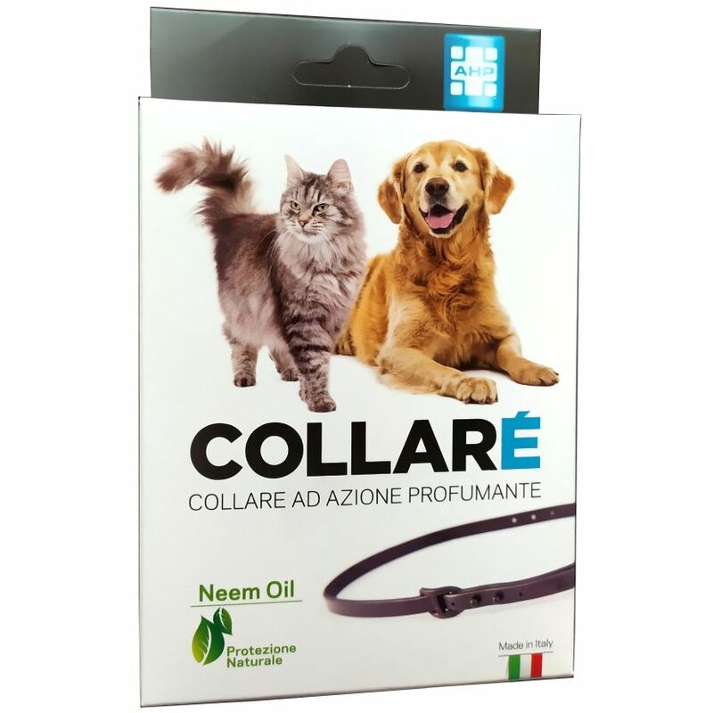 foto del prodotto collar protezione naturale neem colore nero fragranza marina