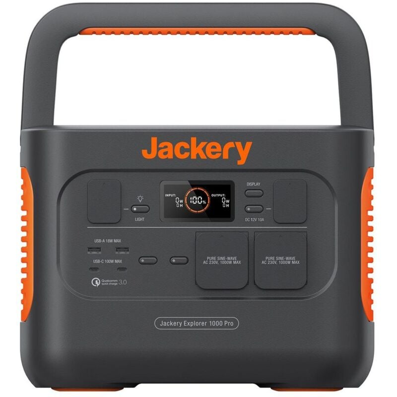 foto del prodotto jackery explorer 1000 pro stazione de energia portatile de ione di litio 23200 mah 1000 w 11,5 kg