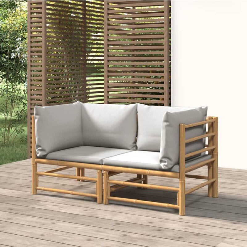 foto del prodotto the living store furniture limited divani angolari da giardino con cuscini