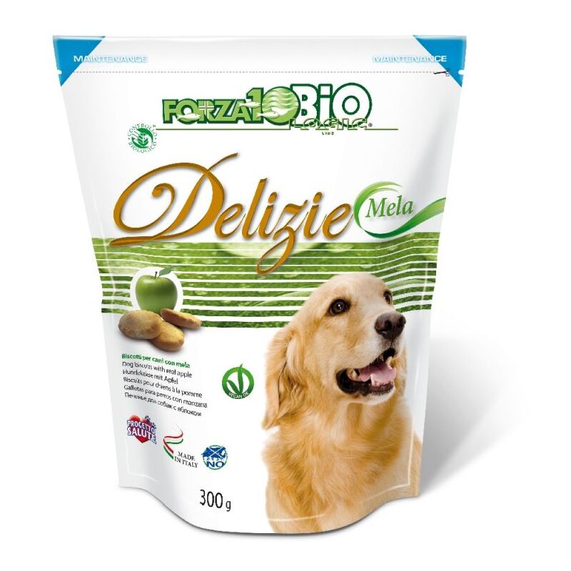 foto del prodotto cane snack delizie bio mela 300gr forza10