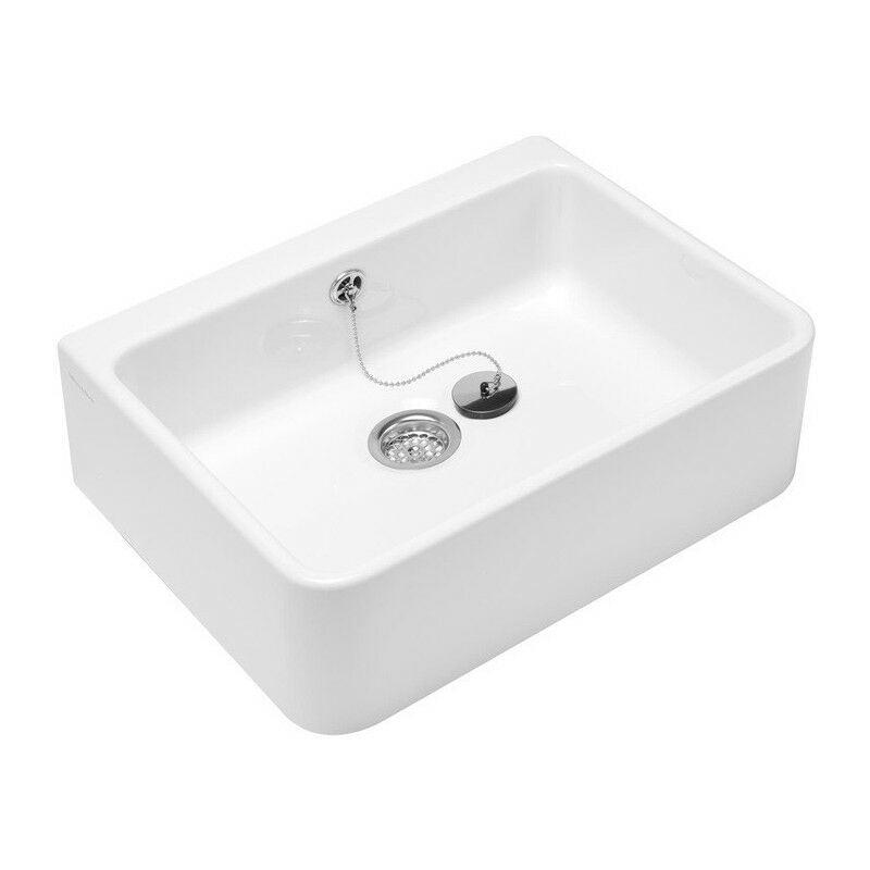 foto del prodotto o.novo lavello da appoggio in ceramica, 60x50 cm, bianco alpino 63220001 villeroy boch