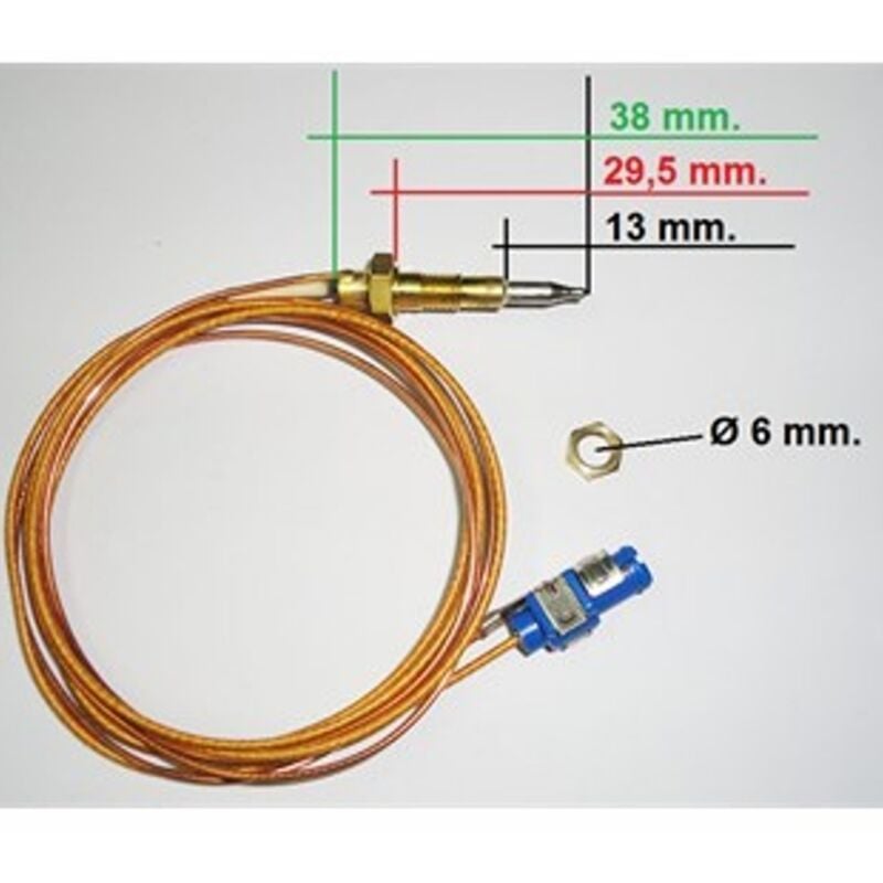 foto del prodotto termocoppia piano cottura beko candy rex 38mm fuochi gas sicurezza
