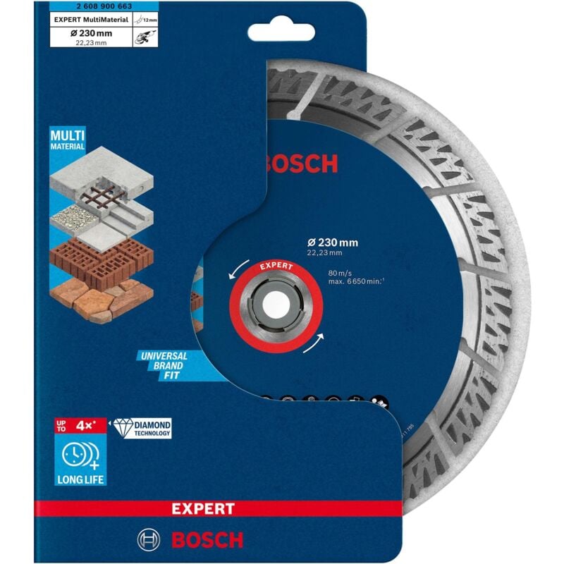 foto del prodotto bosch a disco diamantato expert d.230 mm