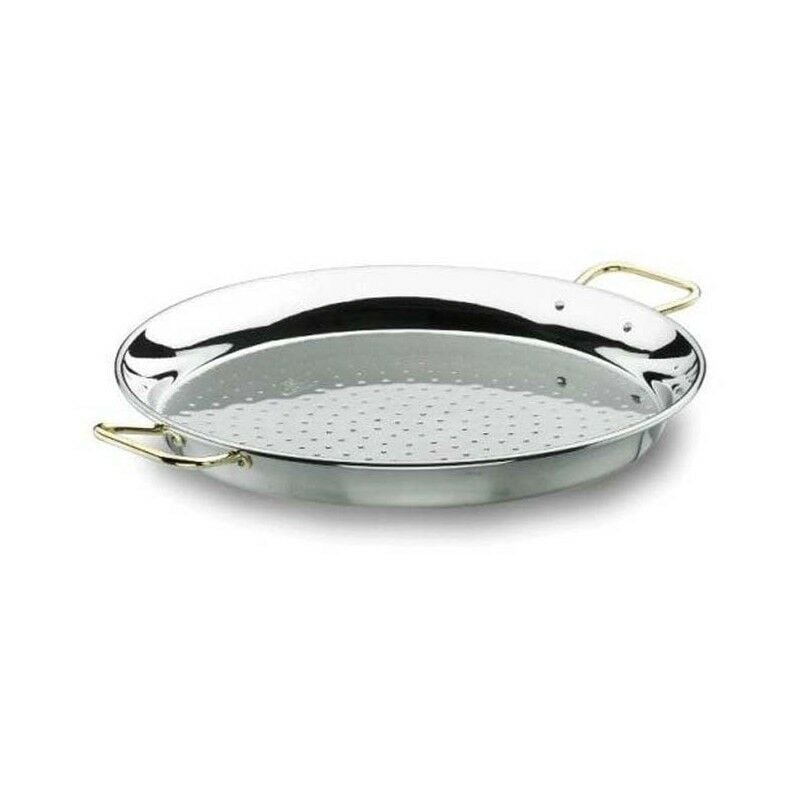foto del prodotto lacor padella classica valenciana in acciaio inox 34 cm 6 porzioni 