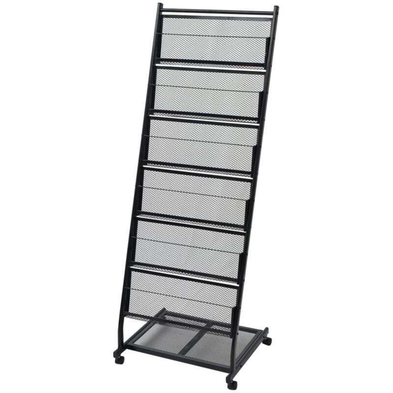 foto del prodotto prolenta premium furniture limited portariviste 47,5x43x133 cm nero a4