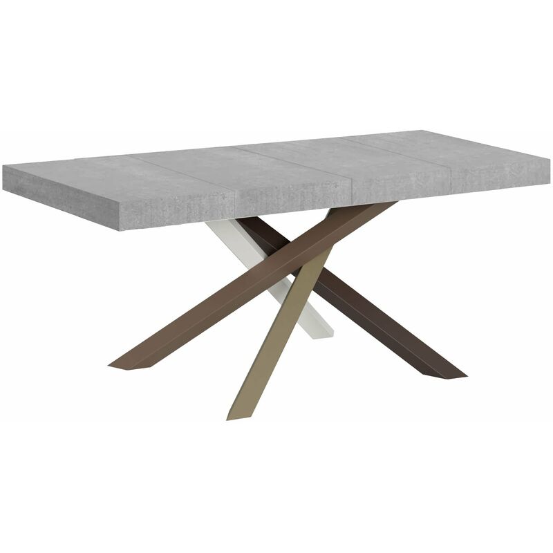 foto del prodotto tavolo allungabile 120 224x90x77 cm volantis premium cemento