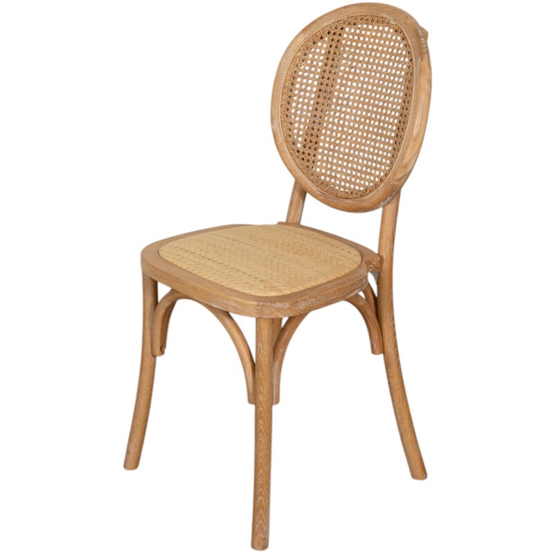 foto del prodotto sedia in legno e rattan 92x48x43 cm sedie rustiche sedia da cucina sedie sala da pranzo sedie moderna sedia thonet vintage