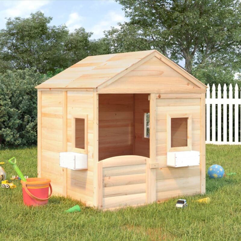 foto del prodotto maison exclusive furniture limited casetta con porta chiudibile e vasi fiori