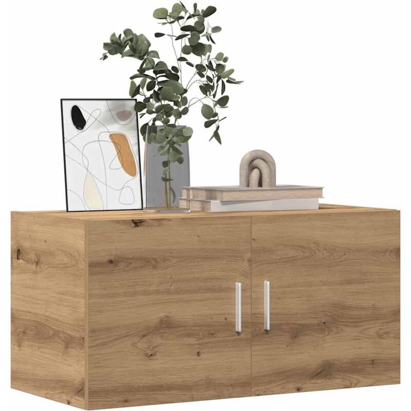 foto del prodotto armadietto a muro rovere artigianale 80x39x40 cm in truciolato vidaxl