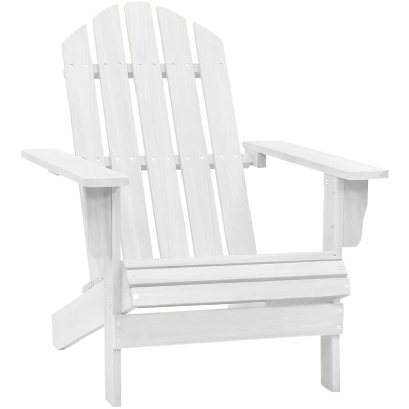foto del prodotto furniture limited sedia da giardino in legno bianca