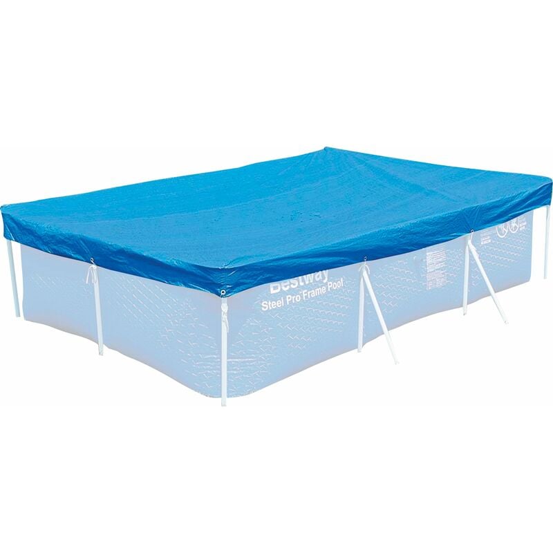 foto del prodotto telo di copertura per piscine rettangolari 400x211cm bestway blu