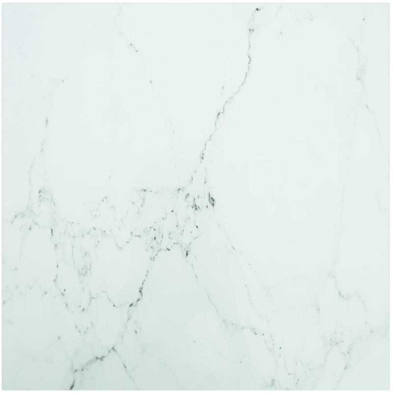 foto del prodotto furniture limited piano tavolo bianco 70x70 cm 6 mm vetro
