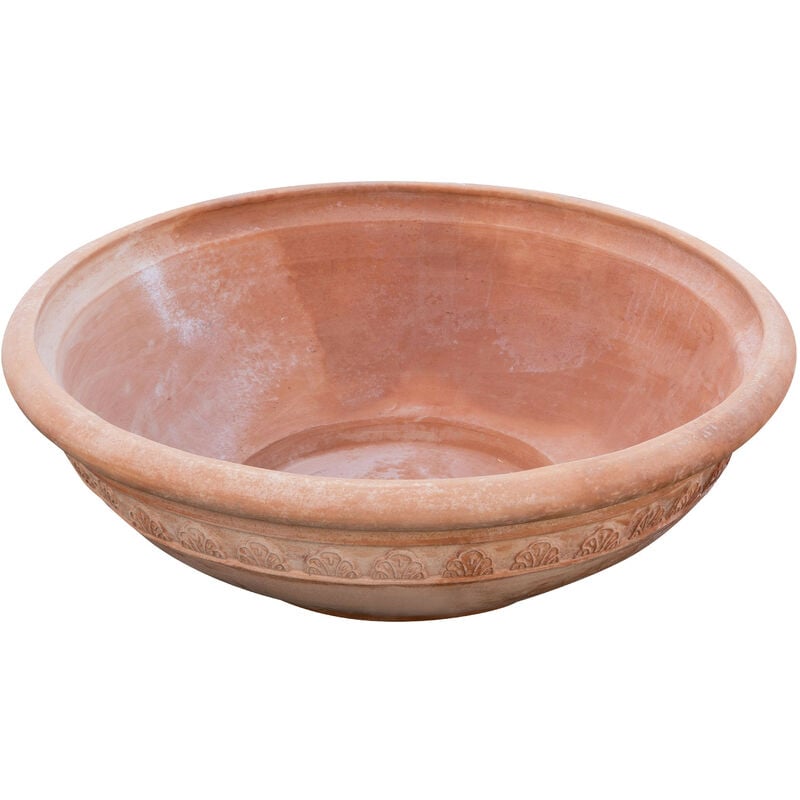 foto del prodotto vaso terracotta 127x127x40 cm made in italy vaso ciotola vaso grande da esterno artigianale vasi terracotta grandi per piante