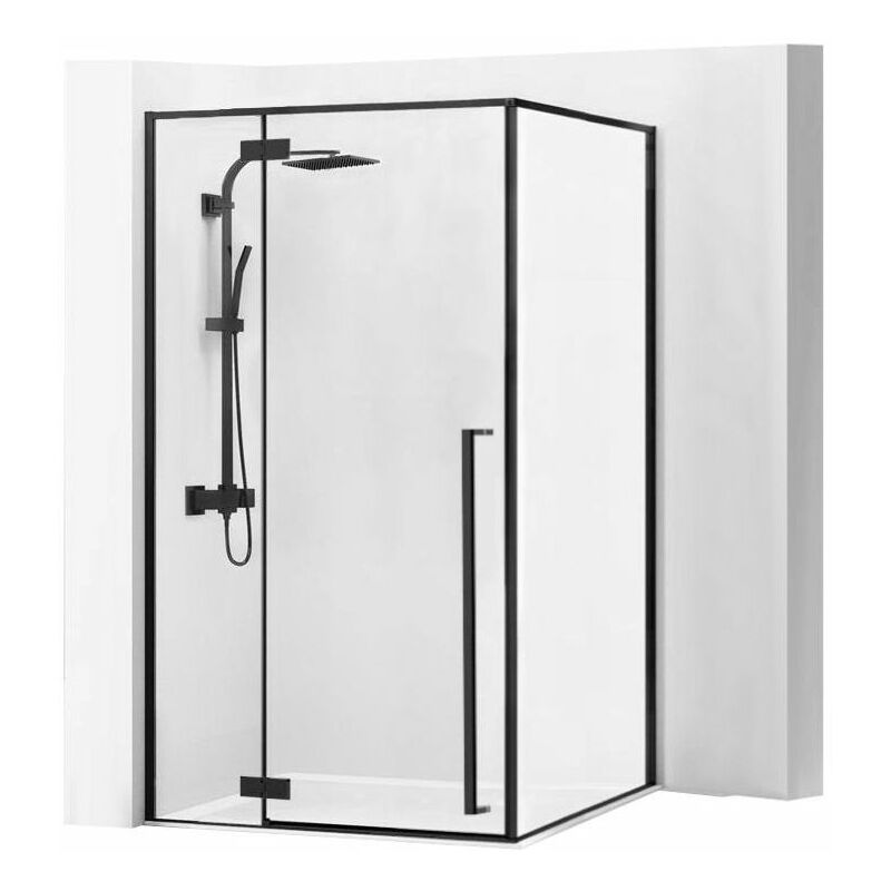 foto del prodotto cabina doccia fargo 90x120 black mat