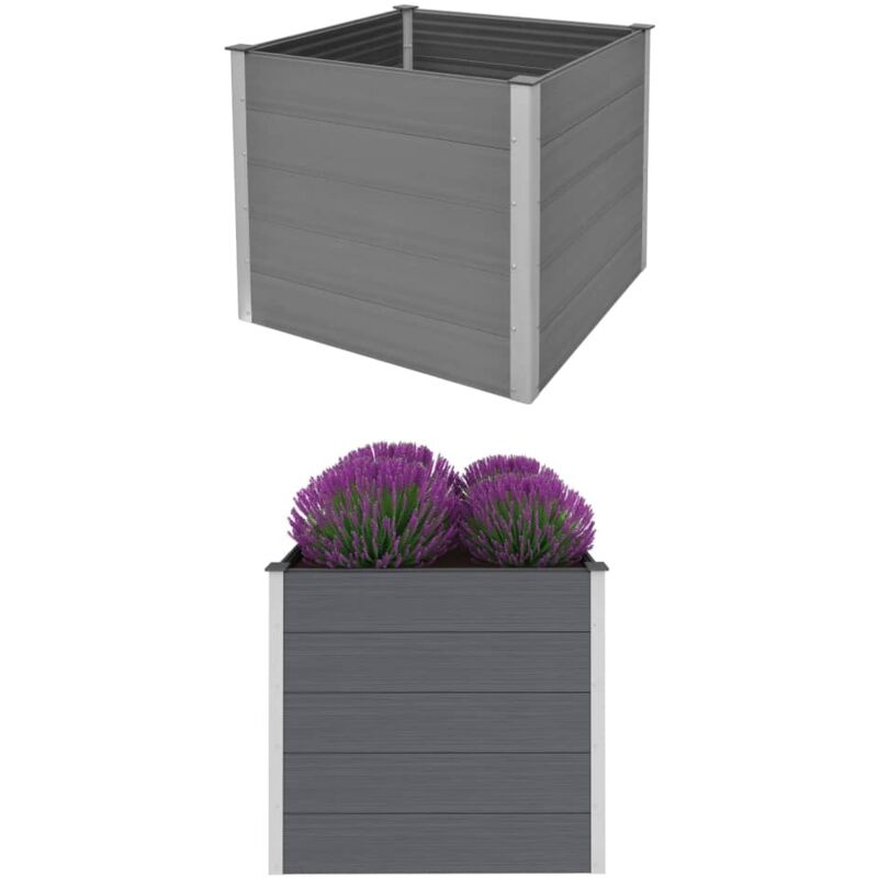 foto del prodotto furniture limited letto rialzato da giardino in wpc 100x100x91