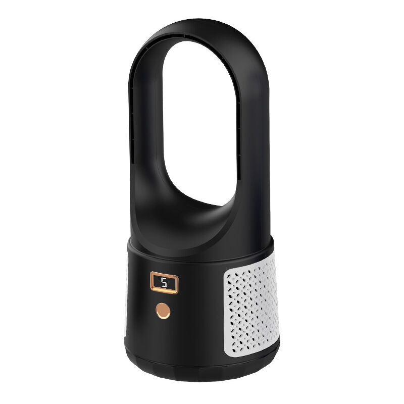 foto del prodotto ventilatore da tavolo silenzioso senza pale, portatile, ricaricabile tramite usb, per casa, campeggio e parchi