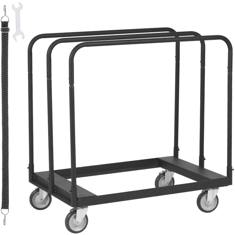 foto del prodotto mophorn carrello per cartongesso per carichi pesanti, capacit 1500 lbs, piano 36,02 x 24,02 , ruote girevoli da 5 per cartongesso, legname,