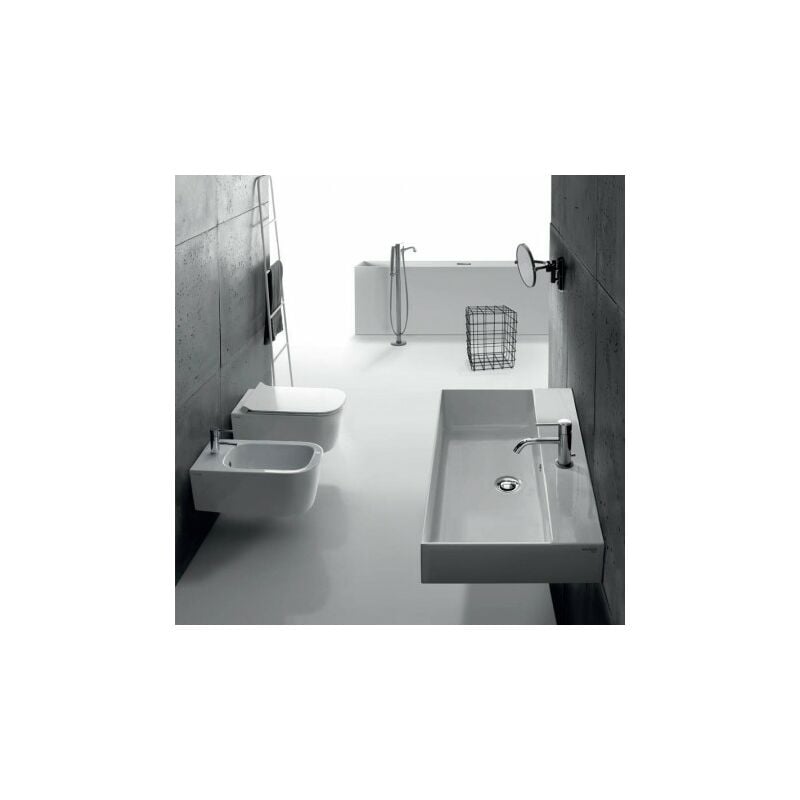 foto del prodotto galassia sanitari meg11 sospesi senza brida cm. 55x35 con sedile slim