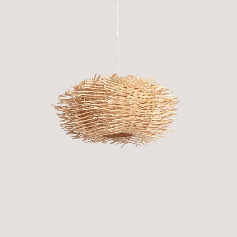 immagine 0 del prodotto iluzzia lampada a sospensione rattan nulko s tessuto bianco