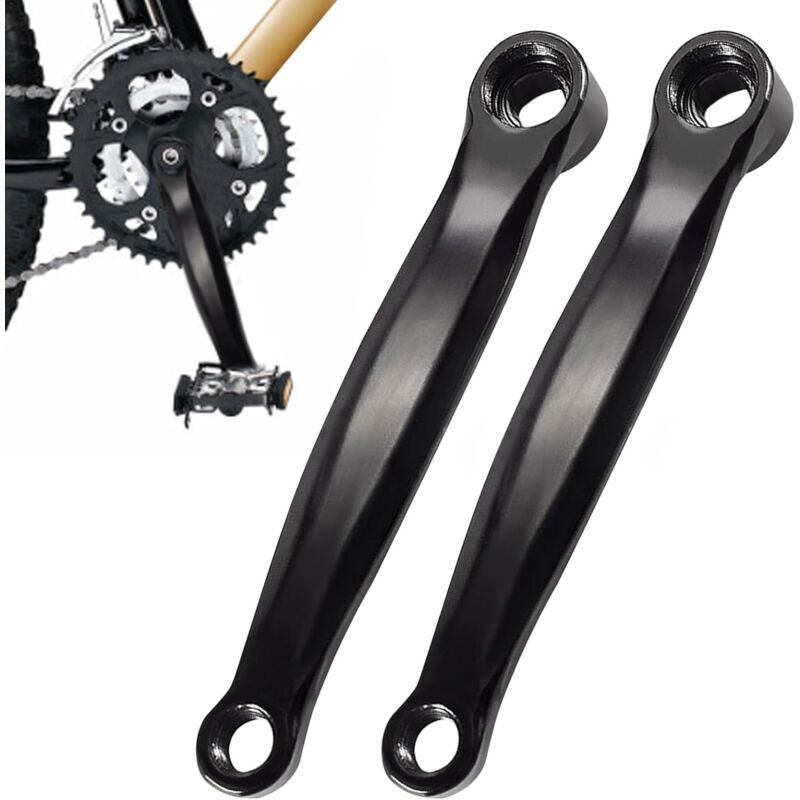 foto del prodotto ej.life guarnitura, pedivelle per bicicletta da 170 mm, foro diamantato, foro quadrato, singolo braccio della pedivella, accessori di ricambio per