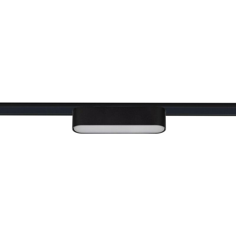 foto del prodotto faretto lineare led binario magnetico 25mm superslim 6w 48v nero 120mm bianco naturale 4000k