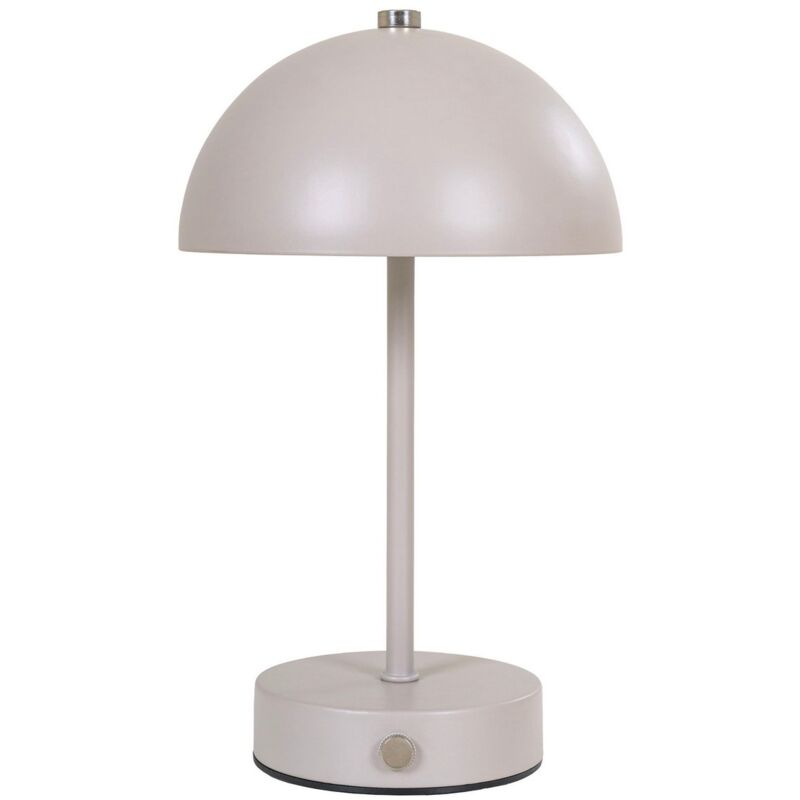foto del prodotto epikasa lampada da tavolo holt, metallo, beige, 15x15x25 cm