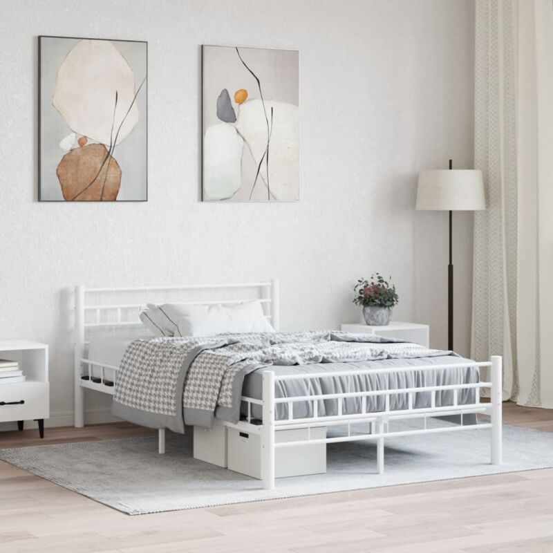 foto del prodotto furniture limited giroletto bianco in metallo 120x200 cm