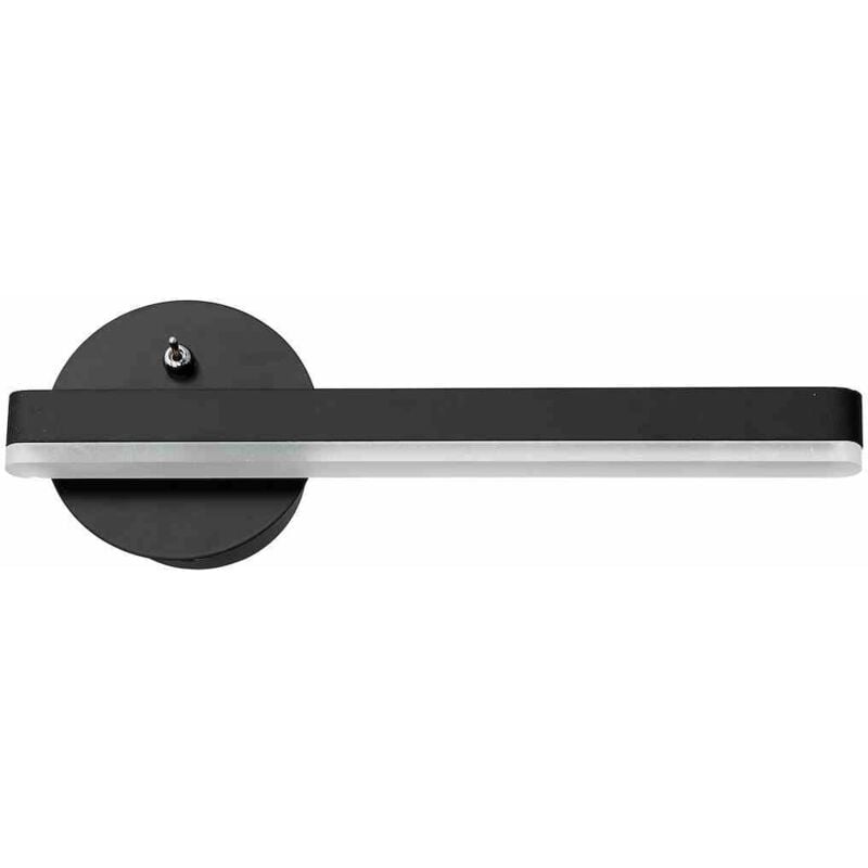 foto del prodotto milagro lampada da parete sydney 6w led nero destra