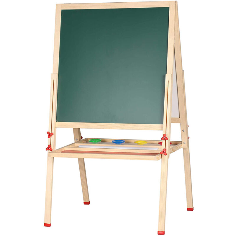 foto del prodotto cavalletto per bambini con lavagna magnetica double face 57 55 148 cm verde