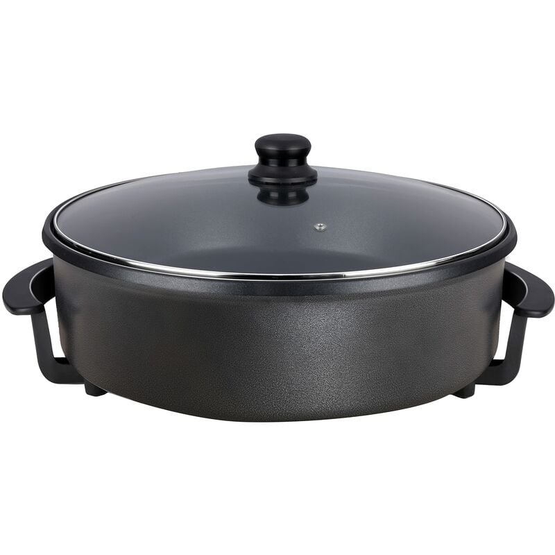foto del prodotto alpina padella xxl 42 cm padella multifunzione 1500 w padella antiaderente padella rivestita padella elettrica e universale con