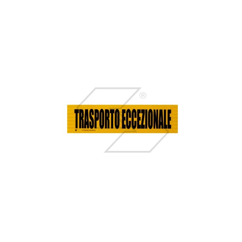 foto del prodotto pannello adesivo trasporto eccezionale newgarden store 600 x 150 mm