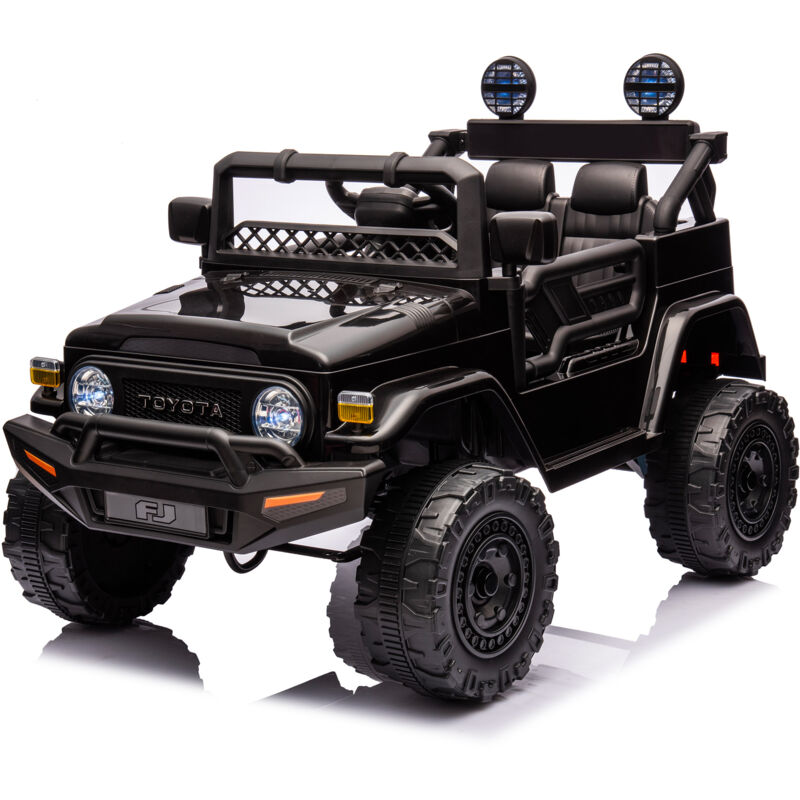foto del prodotto toyota macchina elettrica per bambini 12v cruiser nera
