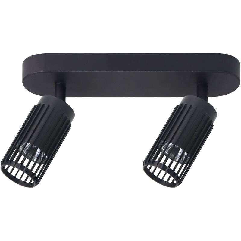 immagine 0 del prodotto spot nero verticale 2xgu10
