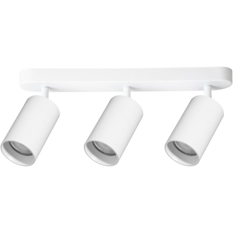foto del prodotto faretto per tubo bianco 3xgu10