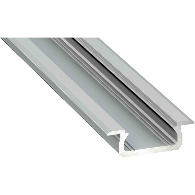 immagine 0 del prodotto profilo alluminio argento tipo z 1m paralume latte