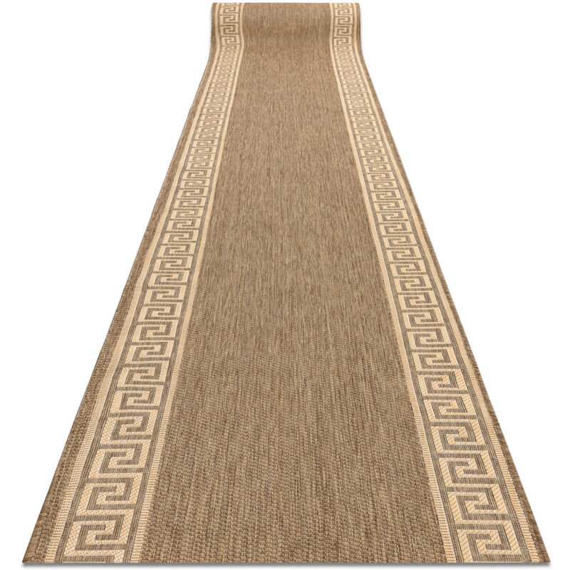 foto del prodotto passatoia sizal floorlux disegno 20014 coffe mais 80 cm beige 80x620 cm