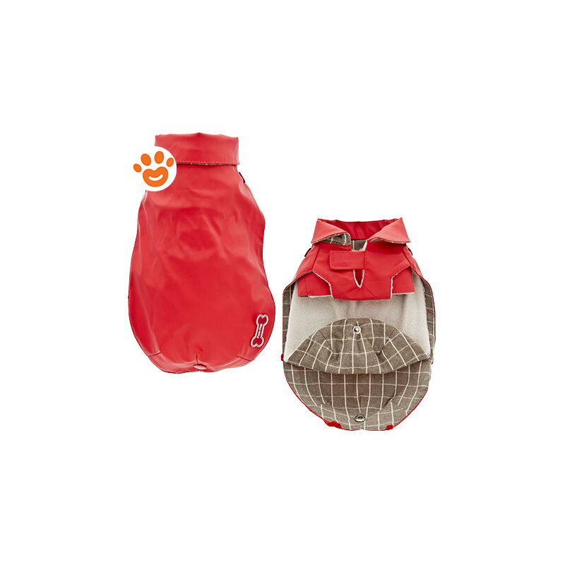 foto del prodotto ferribiella dog cappottini rain ferribiella dog cappottini rain rosso, 70 cm