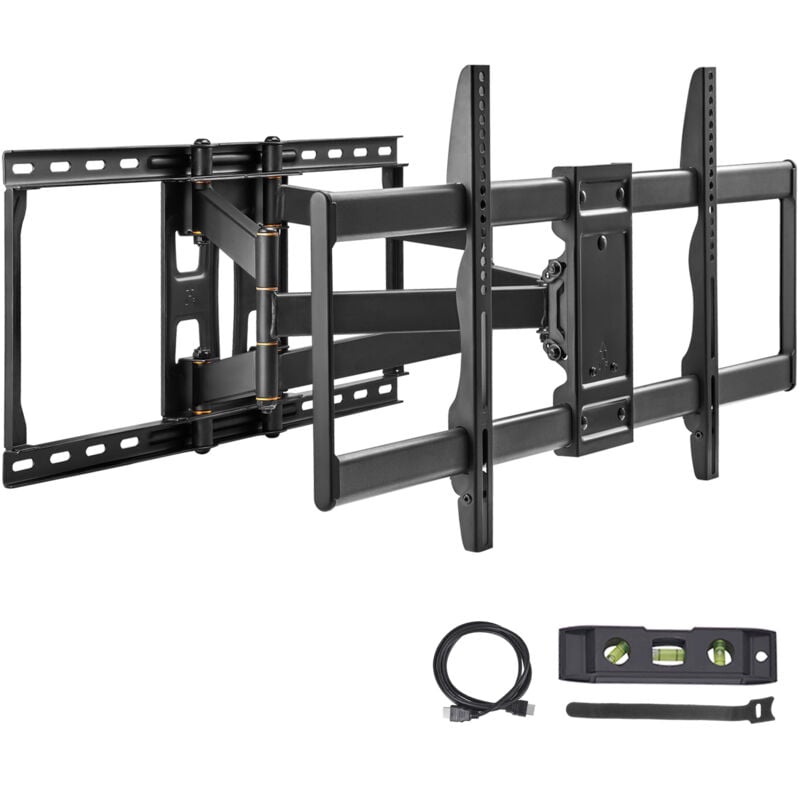 foto del prodotto mophorn supporto da parete per tv 880 x 325 x 90 mm per schermo tra 37 90 pollici capacita massima 74,84kg, staffa da parete porta tv in acciaio al