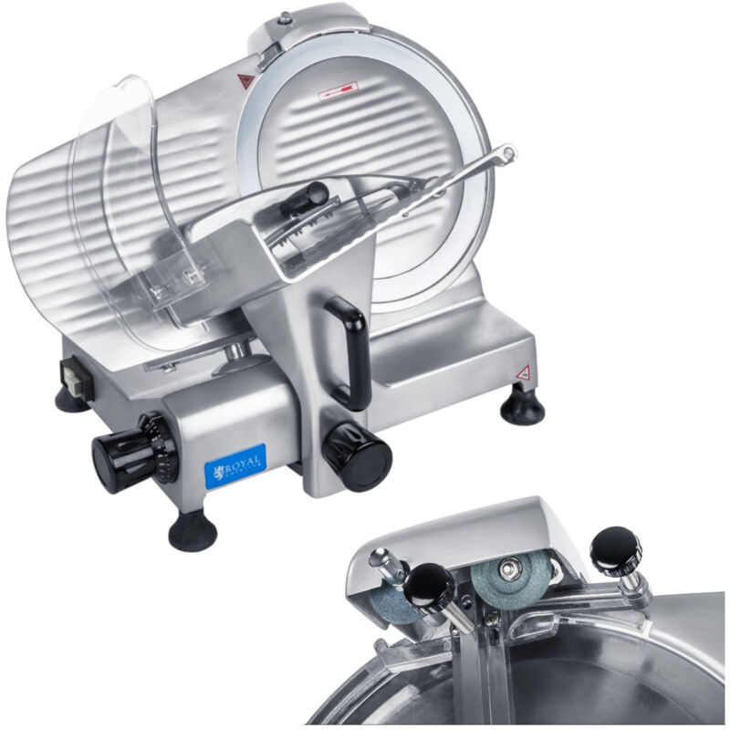 foto del prodotto royal catering affettatrice elettrica per magazzino salumi e formaggi pro 250mm