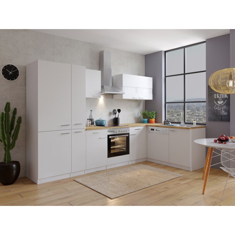 foto del prodotto cucina blocco cucina blocco cucina angolo cottura bianco malia 310x172 cm respekta