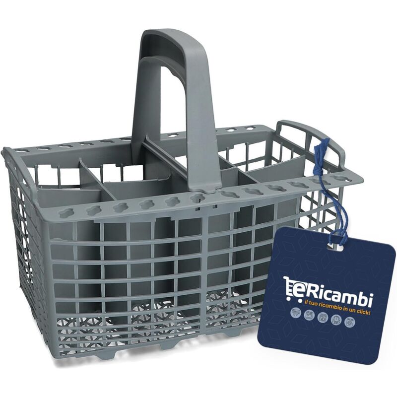 foto del prodotto cestello portaposate lavastoviglie hotpoint ariston indesit electrolux dimensioni 221x225 mm colore grigio c00094297