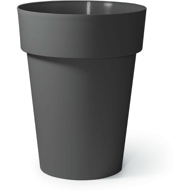 foto del prodotto vaso cleo alto tondo 45 cm antracite