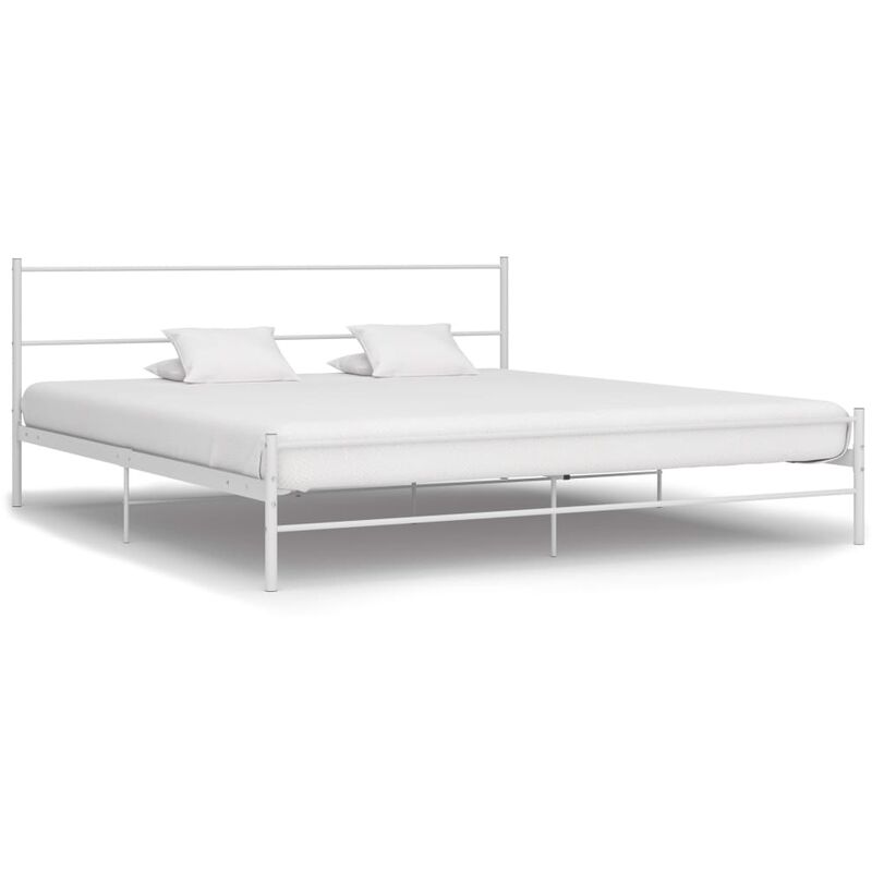 foto del prodotto giroletto struttura letto letto per adulti bianco in metallo 180x200 cm bv782081 bonnevie