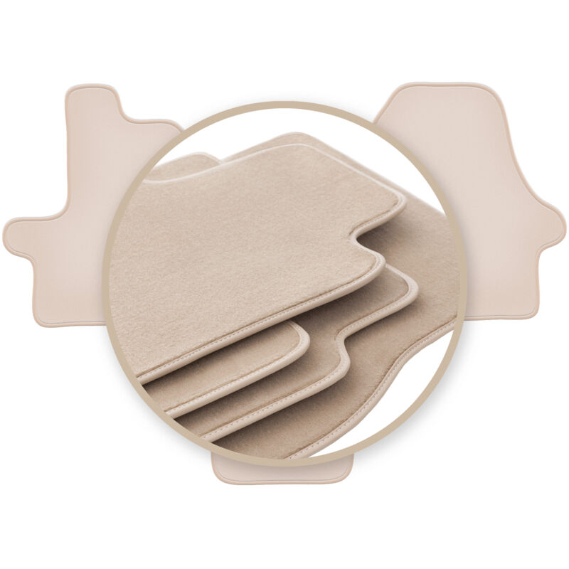 foto del prodotto tappetini premium beige per fiat ducato iv furgone 2014 