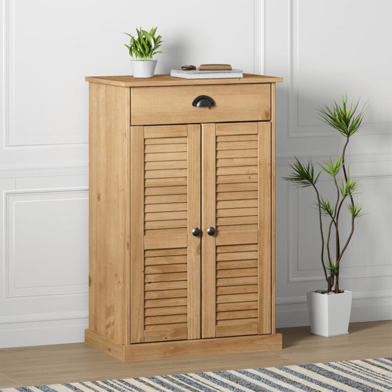 foto del prodotto vidaxl scarpiera vigo 60x35x96 cm in legno massello di pino