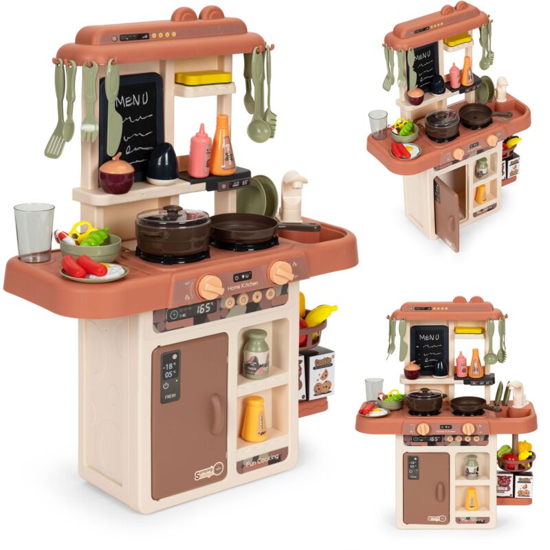 foto del prodotto cucina per bambini 63x31,5x45,5cm 42 accessori con vapore