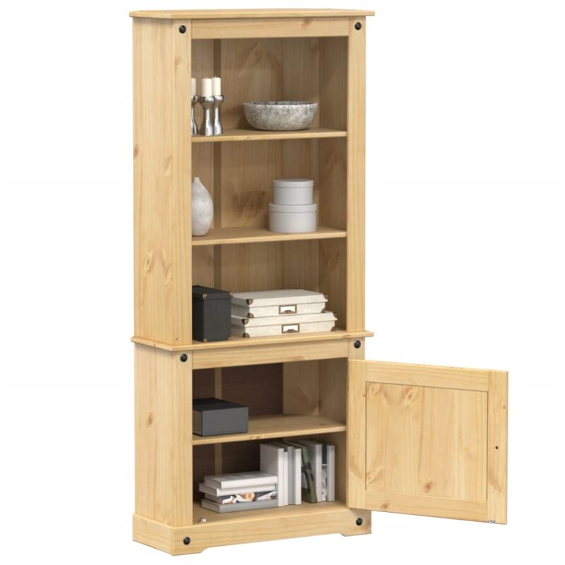 foto del prodotto vidaxl credenza corona 74x38x170 cm in legno massello di pino